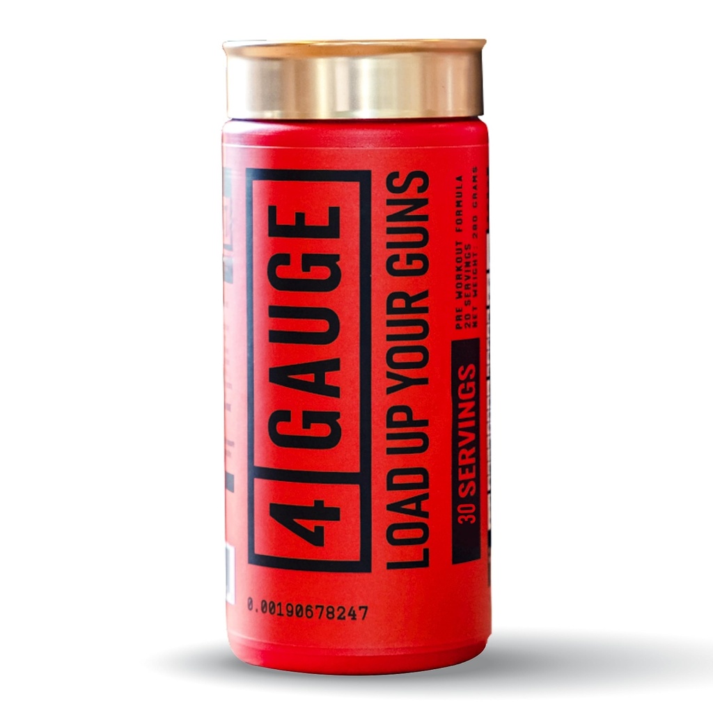 4 Gauge Explosive Preworkout Uden de Jitters Mea124; 30 Servering Mea124; Nitrooxide Booster Mea124; L- Citrullline, L- Carnitin, Creatin Mea124; Ingen kunstige ingredienser (Frugt Blast)