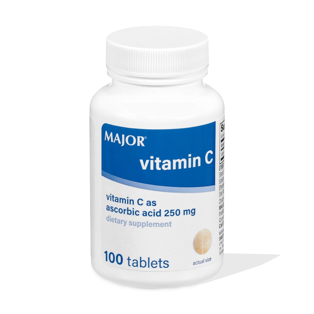 STOR C-vitamin 250 Mg - Kosttilskud - 100 tabletter (1 pakke)