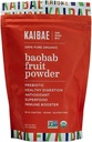 KAIBAE Premium Organic Baobab Powder I Prebiotic Gut Health, Intermittent Fasting, Immunitet, Hydration MSD 124; C-vitamin, polyphenoler, mineraler MSD 124; Fiber Supplement MSD 124; 8 oz.