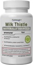 Superior Labs Milk Thistle NonGMO - 80% Silymarin Flavonoider - Kraftfuld Formel for sund lever, Nyre, Detox og funktion, Energi - 250mg 4: 1 Uddrag Yielding 1.000mg, 120 Vegetabilske Caps
