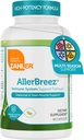 Zahler AllerBreez Immunsystem Support Formel med C-vitamin, Quercetin, vitamin B5, MSM & Stinging Nitle - Sæson- og årelange immunsupporttillæg, Dhist Allergy Supplement (90 kapsler)