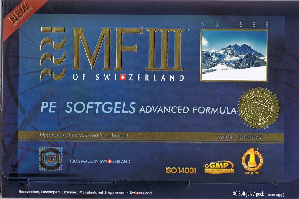 Original schweiziske Placenta Softgels