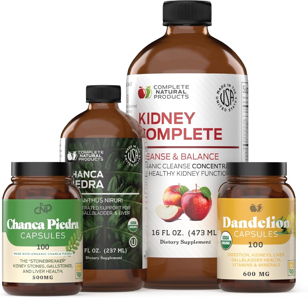 Nyre Komplet Bundle & Organic Chanca Piedra Extract 8oz Bundle