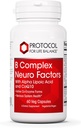 PROTOKOL OM LIV BALANCE B Complex Neuro Factors - with Vitamin C, Alpha- Lipoic Acid, CoQ10, og mere - 60 Veg Caps