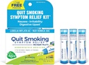 Boiron Afslut Rygning Relief Kit til Nikotine Symptomer fra Rygning, Vaping, eller Tygning - Kvalme, Irritability, & Opsat Mave - Non-Drowsy & Nicotine-Free - 3 Greve (240 Pellets)