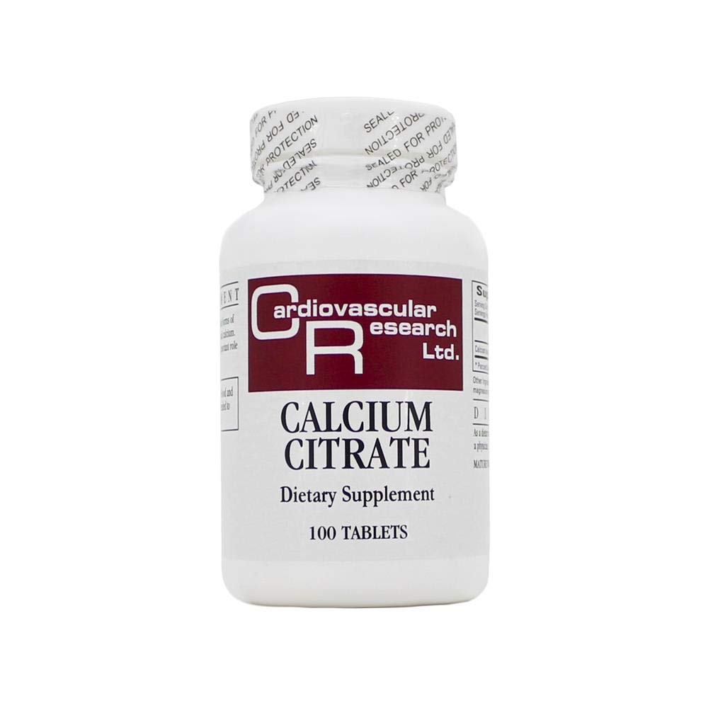 Økologiske formler Calcium Citrat 165 Mg 120 Kapsler