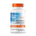 Doctor's Best High Absorption Magnesium Glycinate Lysinate Supplement for Sleep Support - Chelated Magnesium Tablets for Women & Men, 200mg per Serving, Supports Calm & Relaxation, Vegan - 120 Count