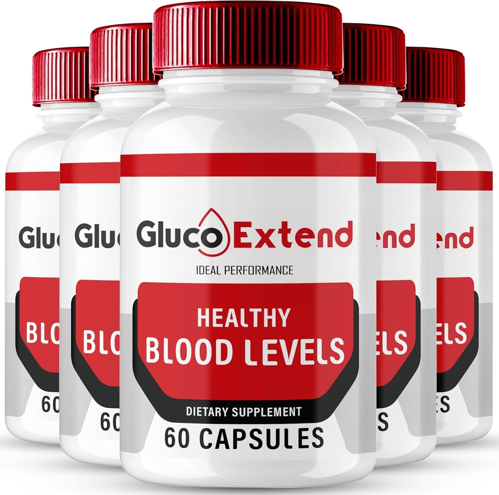 GlucoExtend Kapsler, GlucoExtend Support Formel Pills - Maksimal styrke, Gluco Extend Health & Wellness Alle naturlige Formel, Officiel GlucoExtend Health Kapsler Anmeldelser (5 Pack)
