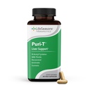 LifeSeasons puri- T - Leverrengøring & Detox Support - Resveratrol, N- Acetyl Cysteine, Milk Thistle, Artiskoke & Gurkemeje - Understøtter vævsregeneration og sund Bile Flow - 60 kapsler