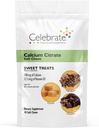 Fejre vitaminer Bariatric Calcium Citrate Soft Chews med vitamin D3, 500mg, Sugar- Free & Gluten- Free Calcium Citrate for Bariatric Patienter, Søde Treatings, 90 Greve