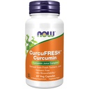 Now Foods Supplements, CurcuFRESH ™ Curcumin, afledt af frisk gurkemeje, Curcumin Juice Complex, 60 Veg Kapsler