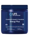 Life Extension Creatine Acetyl- L- Carnitin Energy Plus, Energy Support, kreatinmonohydrat, Acetyl- L- carnitin, Gluten- Free, Non- GMO, Vegetar, 30 Servering