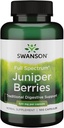 Swanson Juniper Berries Digestive Immunsystem Health Fiber Herbal Supplement 520 mg 100 Kapsler (Caps)