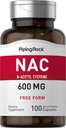 Piping Rock NAC Supplement N- Acetyl Cysteine Note 124; 600mg