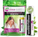 Migræne Relief og Hovedpine Relief Balm Stick Roll On - 100% Økologisk Urtebalsam - Hurtig Relief fra Hovedpine, Migræne, Stuffy Næse Congestion, Neck Tension - Ingen bivirkninger Vapor Rub