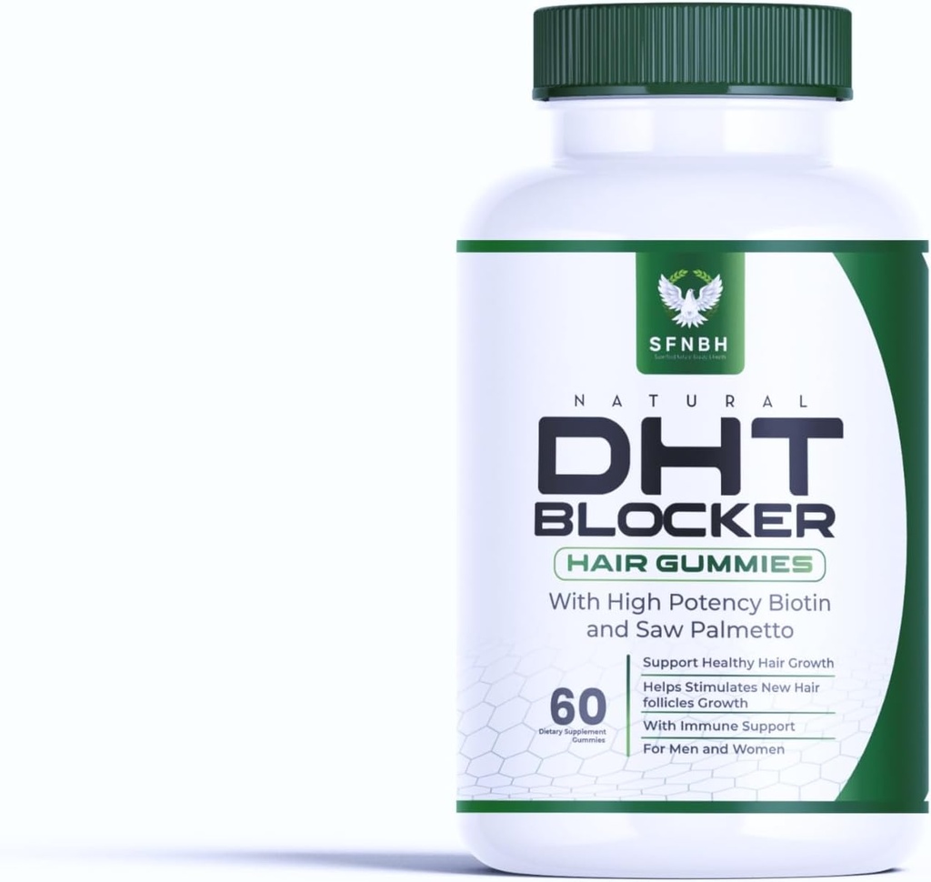 Naturlige DHT Blocker Hårvækst Gummier