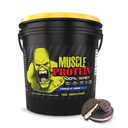 COLOSSAL LABS Muscle Whey Protein Flavored Protein Powder, 25000 mg Aminosyrer / servering, koldfiltret (Packaging May Vary) (12 Pound (Bucket), Cookies & Cream)