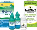 Bundle of genopfriske tåre smøremiddel øjendråber, 2 Greve (Pack of 1) + Lastacaft Én gang Daglig Eye Allergy Itch Relief Drops, 60 Day Supply, 0.17 Fl Oz (Pack of 1)