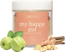 cosmix My Happy Gut, for Forbedret fordøjelse, Bloating & Samlet Gut Sundhed, Natural, Plant-Based Superfood Blend, gør Upto 40 Servere, Tilføjet sukker, Vegan 50 G (Pack of 1) Brown