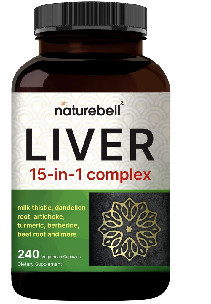 Lever Advanced, 240 Veggie Kapsler 124; Mælk tidsel med gurkemeje, Mælkebøtte Root, Artiskok, Sort Currant Oil & mere i 15-in-1 urteformel