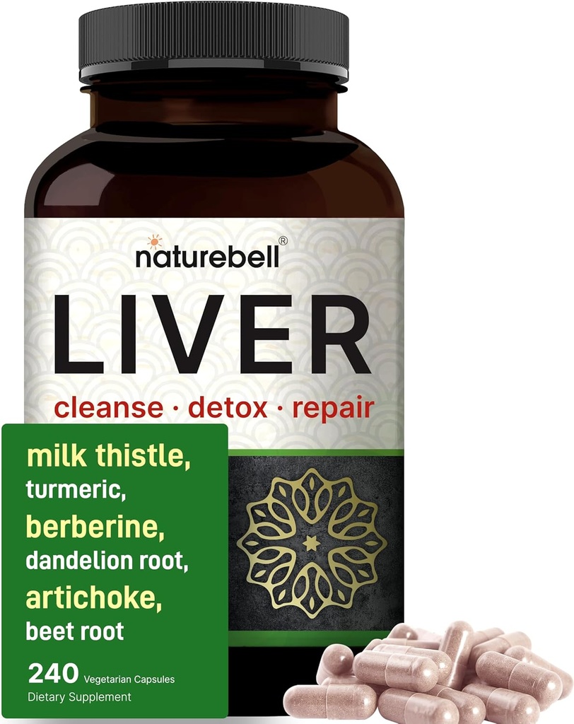 Lever Advanced, 240 Veggie Kapsler 124; Mælk tidsel med gurkemeje, Mælkebøtte Root, Artiskok, Sort Currant Oil & mere i 15-in-1 urteformel