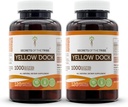 Hemmeligheder ved Tribe Gul Dock 120 Kapsler (2 stk.), 1000 mg, Gul Dock (Rumex Crispus) Tørret rod (2x120 Kapsler)