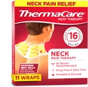 TermaCare varme wraps til Neck & Shoulder Pain Relief - Portable vedhæftede varmelegemer med 16-timers Therapeutic Heat - Drug- Free Muscle & Joint Lindrende Patches - Stor - 11-greve