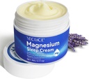 Magnesium Cream til Feet, Magnesium Oil til Feet, Magnesium Lotion, Magnesium Cream 3.17 OZ, topisk Magnesium, lindrer muskelspænding, høj koncentration Ægte Zechstein topisk Magnesiumchlorid