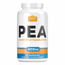 Palmitoylethanolamid Kapsler er 124; Pea 400mg er 124; 60 Pill Count er 124; fremmer naturlig inflammation & Pain Management er 124; Lab testede ingredienser