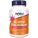 Now Foods Supplements, C- 1000 & Zink immun, Sæsonstøtte Formel *, Antioxidant Protection *, 90 Veg Kapsler