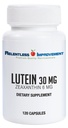 Høj potens 30mg Lutein Plus 6mg Zeaxanthin 120 Vege- Capsules Natural Marigold Extract for Eye Health No Fillers 100% Aktiv Materiale