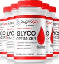 NutraRize (5 Pack) Sugar Sync Glyco Optimizer Kapsler, Official SugarSync Glyco Optimizer, Sugar Sync Fælles Optimizer, Sugar Sync Gluco Cleanse Detox Formel, SugarSync Glycol Anmeldelser (300 Kapsler)