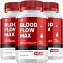 Blood Flow Max Capsule - BloodFlowMax Advanced Formel, BloodFlow Max Extra Strength, Total Wellness, All- Natural Vitaminer, Anmeldelser (3 Pack - 180 Kapsler)