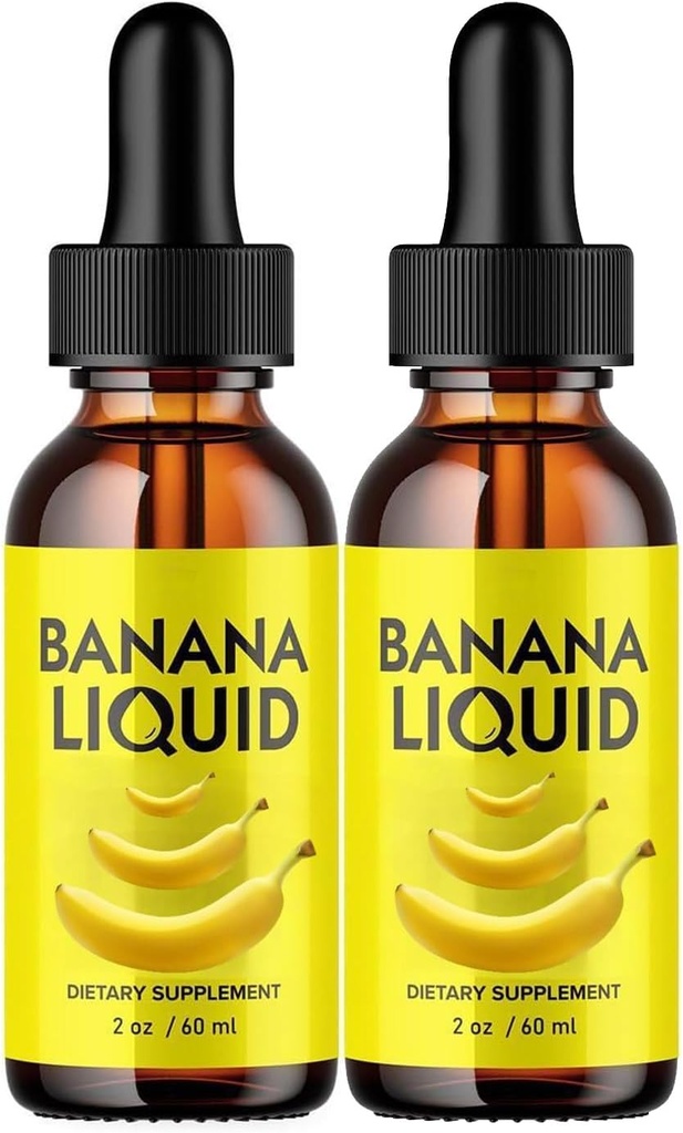 Banana supplement Flydende Original 60ml Banana Uddrag Væske til kvinder Gut Sundhed 2 Pack