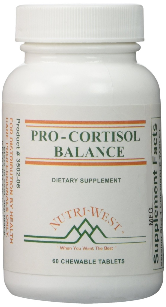 Pro- Cortisol Balance - 60 tyggetabletter af Nutri West