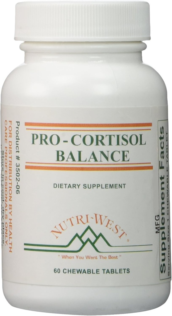 Pro- Cortisol Balance - 60 tyggetabletter af Nutri West
