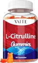 L Citrulline Gummies for Men - Powerful Vasodilator with Calcium, 1600mg per Serving, Extra Strength, Boosts Nitroxyl and Nitric Oxide Production, Supports Energy and Endurance, 60 Chewable Gummy