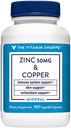 Zink med kobber - understøtter immunforsvar - 50 MG (100 vegetariske kapsler)