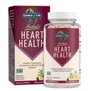 Livets have Herbals Heart Health Supplement med Folate, Bergamot, Green Tea & Vitamin E & K for Cholesterol, Circulatory & Blood Pressure Support, Non-GMO, Gluten- Free, Citrus Flavor, 30 Servere