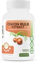All Natural Onion Extract 1000mg - Tørret Onion Bulb (Allium Cepa) Urtetilskud - 120 kapsler