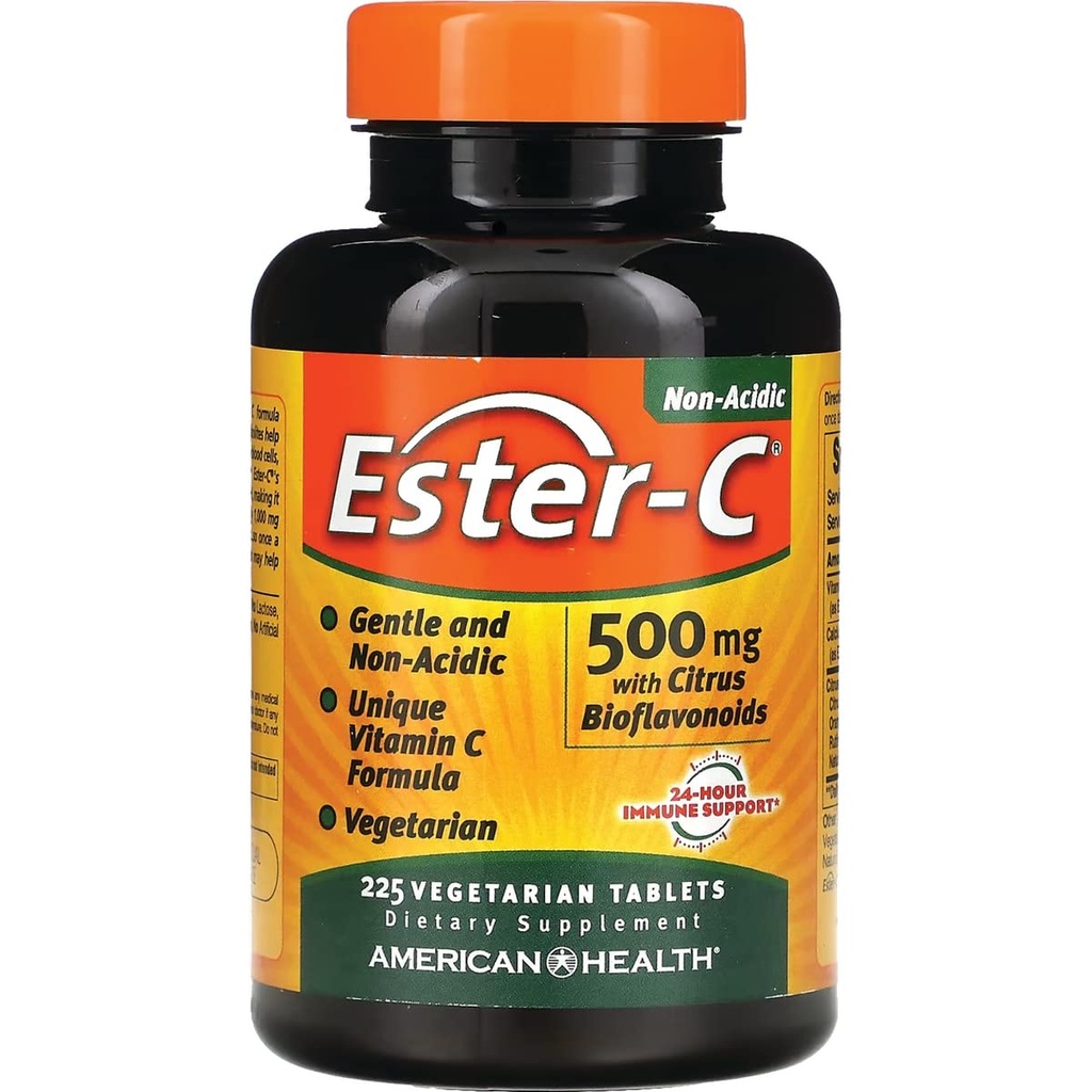 Ester- vitamin C med Citrus Bioflavonoider 500 Milligram 225 Veg Tabs