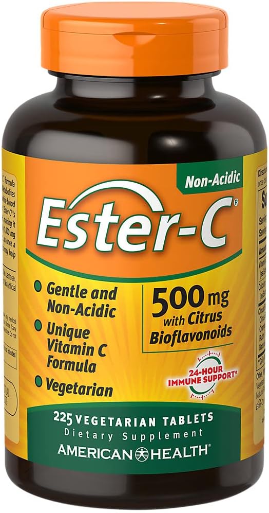 Ester-Vitamin C with Citrus Bioflavonoids 500 Milligrams 225 Veg Tabs
