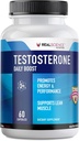 Daglig boost gratis testosteron booster for mænd - Stærkeste supplement til muskelvækst, Bodybuilding & energi med 9 kraftfulde ingredienser - 60 kapsler