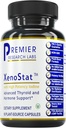 Premier Research Labs XenoStat - Thyroid Function & Hormone Support - med Chlorella, Hyssop Herb, Milk Thistle & Reishi Mushroom - Kosher - Vegan - 90 Plant- kilde kapsler