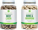 Antler Farms - 100% Pure New Zealand Oksekød Lever & Bone Marrow Bundle, kold forarbejdet supplement