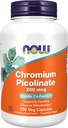 Now Foods Supplements, Chrom Picolinate 200 mcg, Insulin Co- Factor *, 250 Veg kapsler