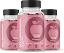 (3 Pack) Svelte ACV Gummies Advanced Formel, Svelte Gummies 1000mg, 180 Tæl
