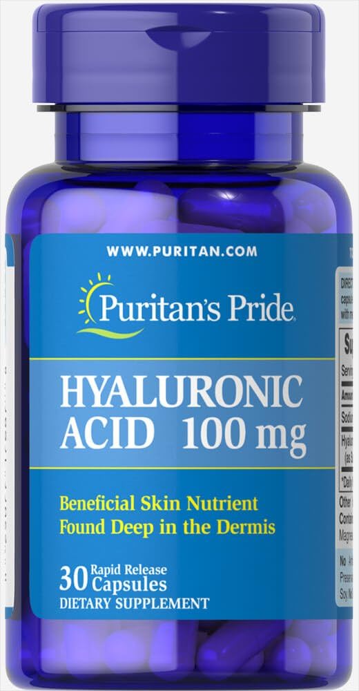 Puritans pride hyaluronsyre 100 mg- 30 kapsler
