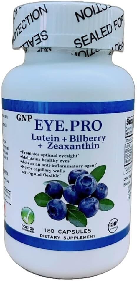 Eye Pro- Lutein, Billberry & Zeaxanthin (120 Caps)