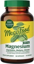 MegaFood Magnesium Glycinat, Citrate, Malat 300mg Supplement - Meget Absorbable Blend til Support Heart, Nerve Sundhed & Afslapning, Triple Magnesium Complex Supplement, 60 Kapsler (30 Servere)